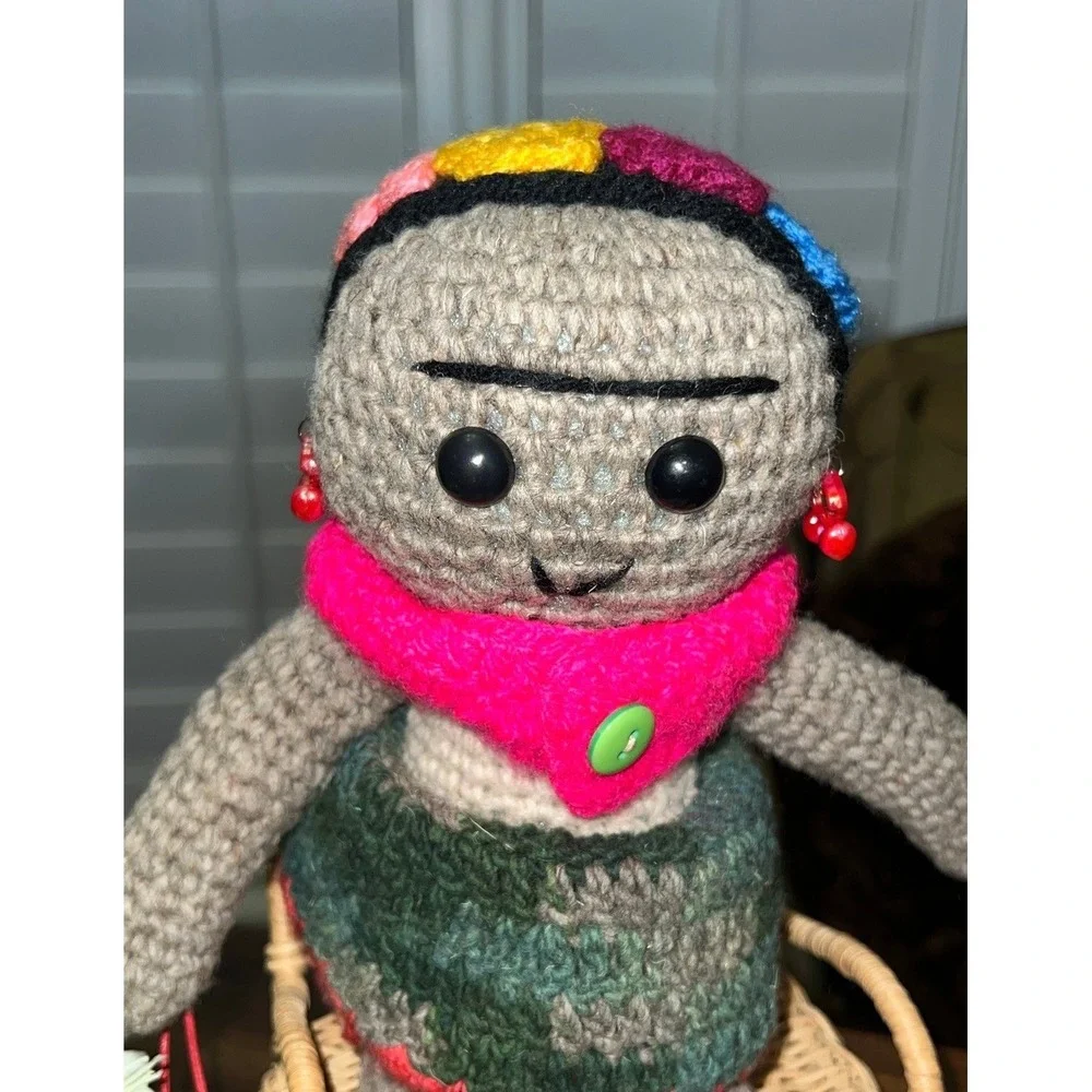 Frida Kahlo crochet Doll Stuffed Toy